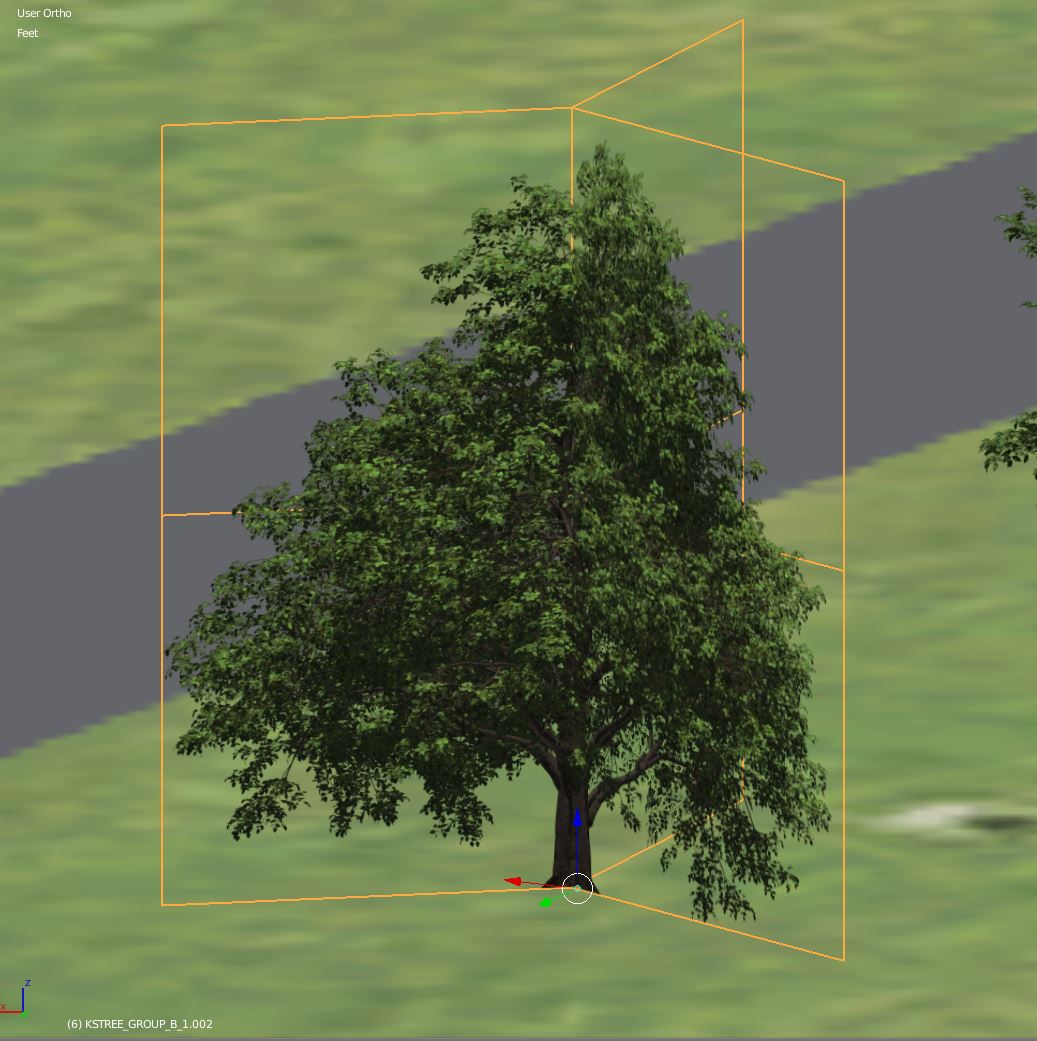 Как расставить ориджин деревьер в Блендере